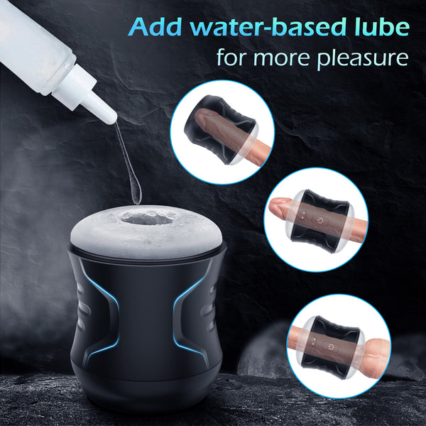 Male Masturbation Cup with 12 Powerful Vibration Modes