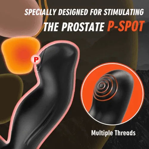 10 Vibrating 42°C Heating Prostate & Perineal Massager